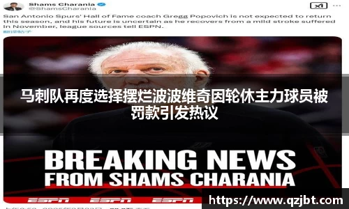 马刺队再度选择摆烂波波维奇因轮休主力球员被罚款引发热议